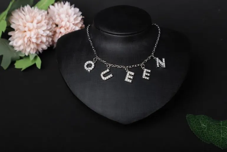 Rhinestone Daddy Necklace