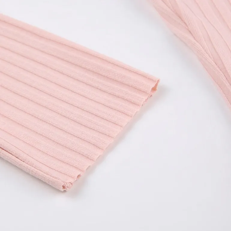 Ribbed Knit Cardigan Top