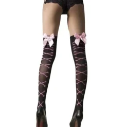 Ribbon Corset Stockings