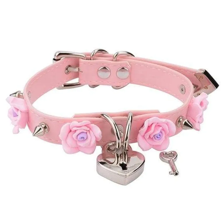 Rose Locket Collar