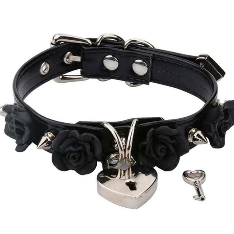 Rose Locket Collar