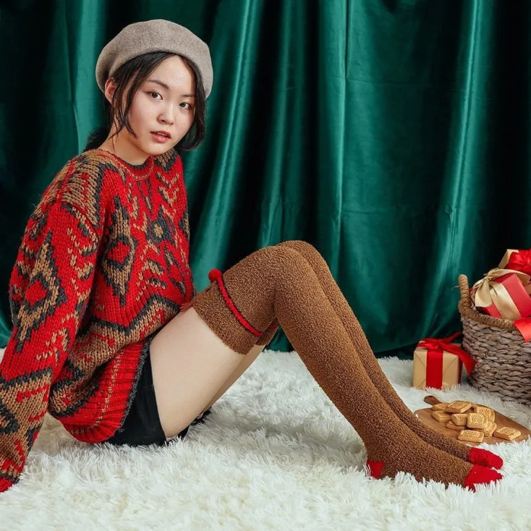 Rudolph Thigh Highs
