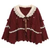 Ruffled Doily Red Cape