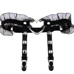 Ruffled Garter Belt