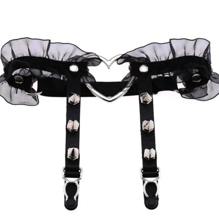 Ruffled Garter Belt