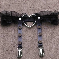 Ruffled Garter Belt