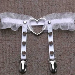 Ruffled Garter Belt