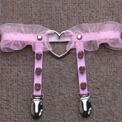 Ruffled Garter Belt