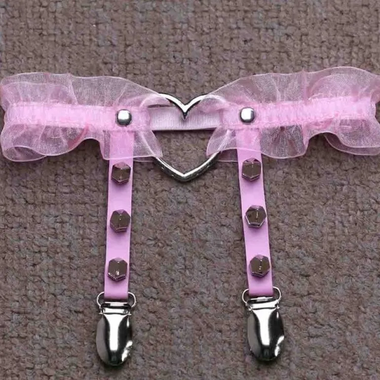 Ruffled Garter Belt
