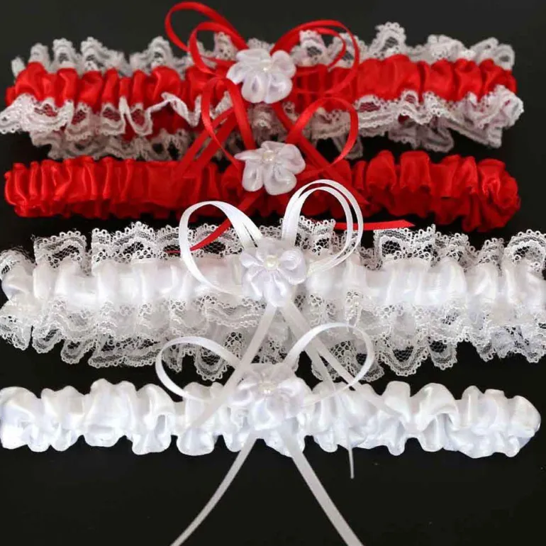 Ruffled Garter Belt Set