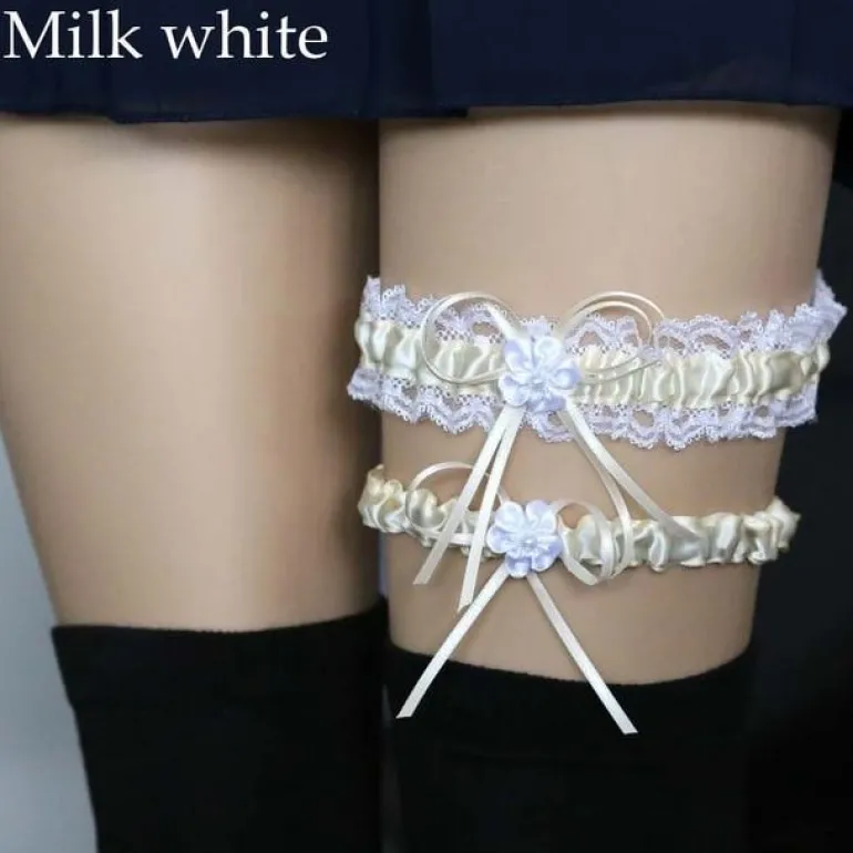 Ruffled Garter Belt Set