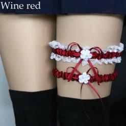 Ruffled Garter Belt Set