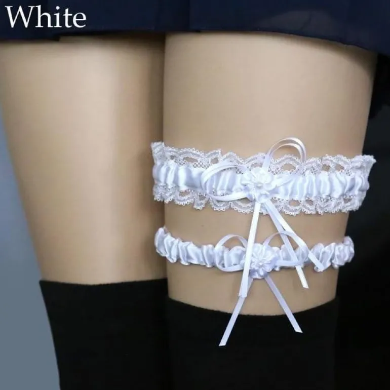 Ruffled Garter Belt Set