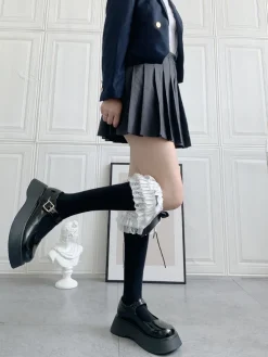 Ruffled Knee Socks