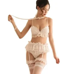 Ruffled Lingerie Set