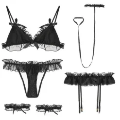 Ruffled Lingerie Set