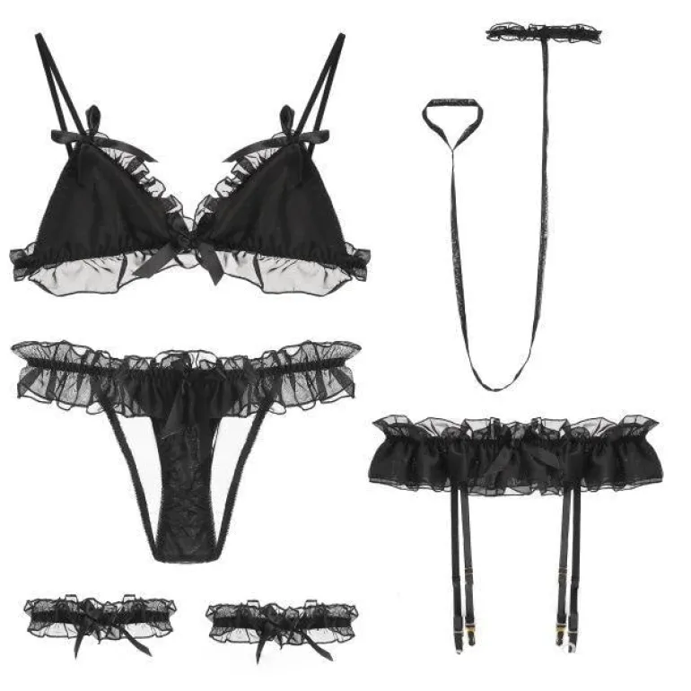 Ruffled Lingerie Set