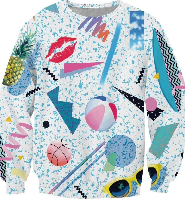 90s Abstract Crewneck
