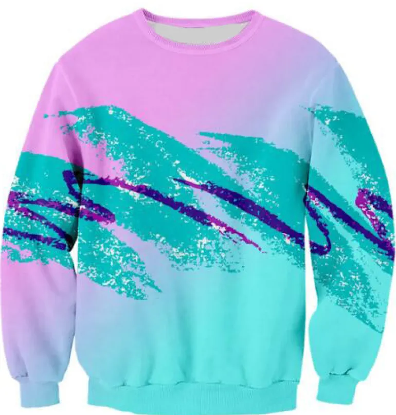 90s Abstract Crewneck