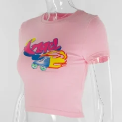 90s Angel Crop Top