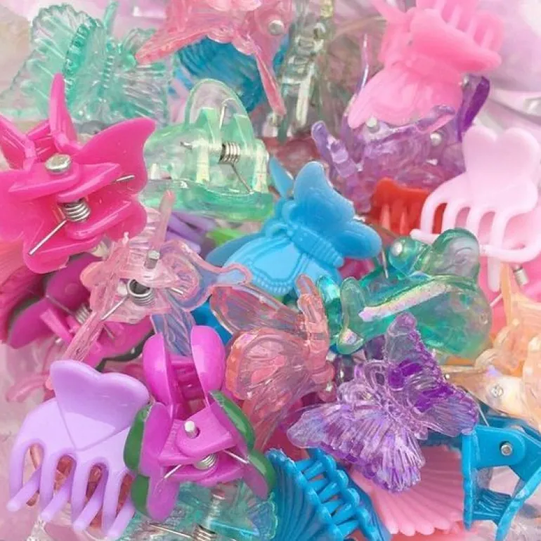 90s Princess Butterfly Clips (50 pieces)