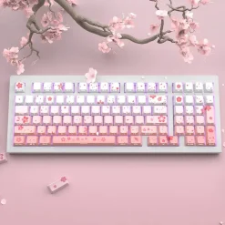 Sakura Blossom Backlit Key Caps Full Set