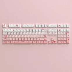 Sakura Blossom Backlit Key Caps Full Set