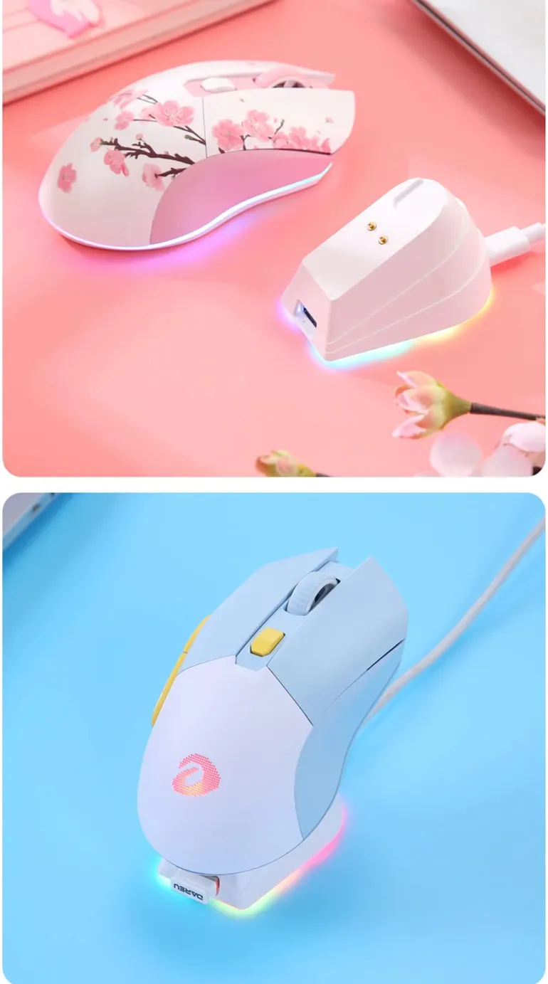 Sakura Blossom Gaming Mouse