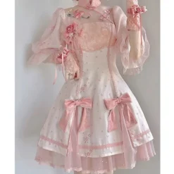 Sakura Cheongsam Kimono Dress