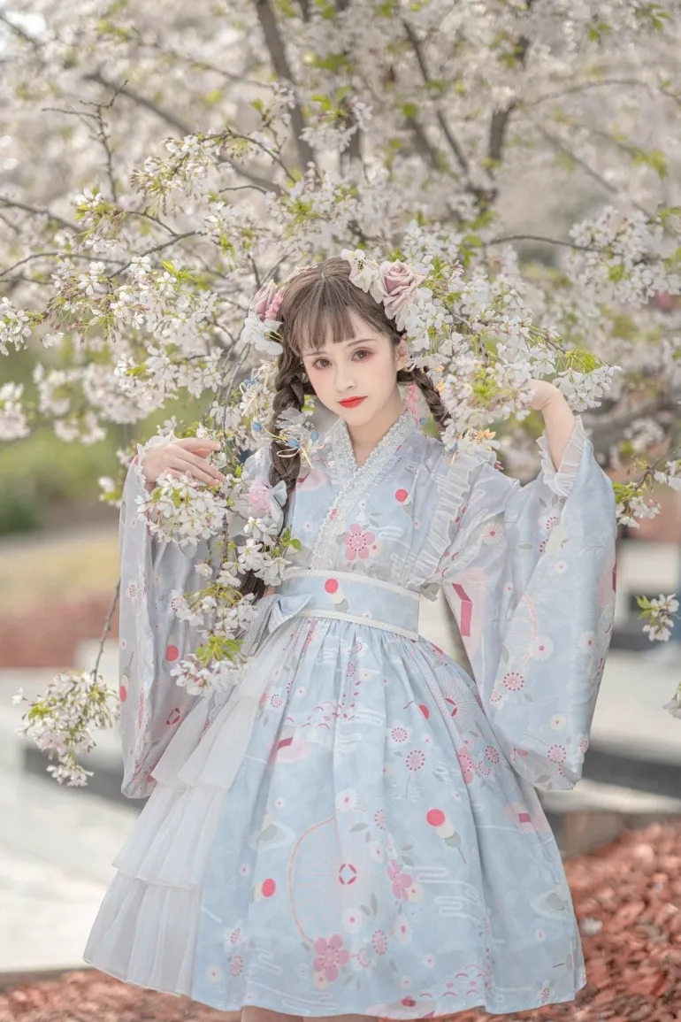 Sakura Kimono Dress