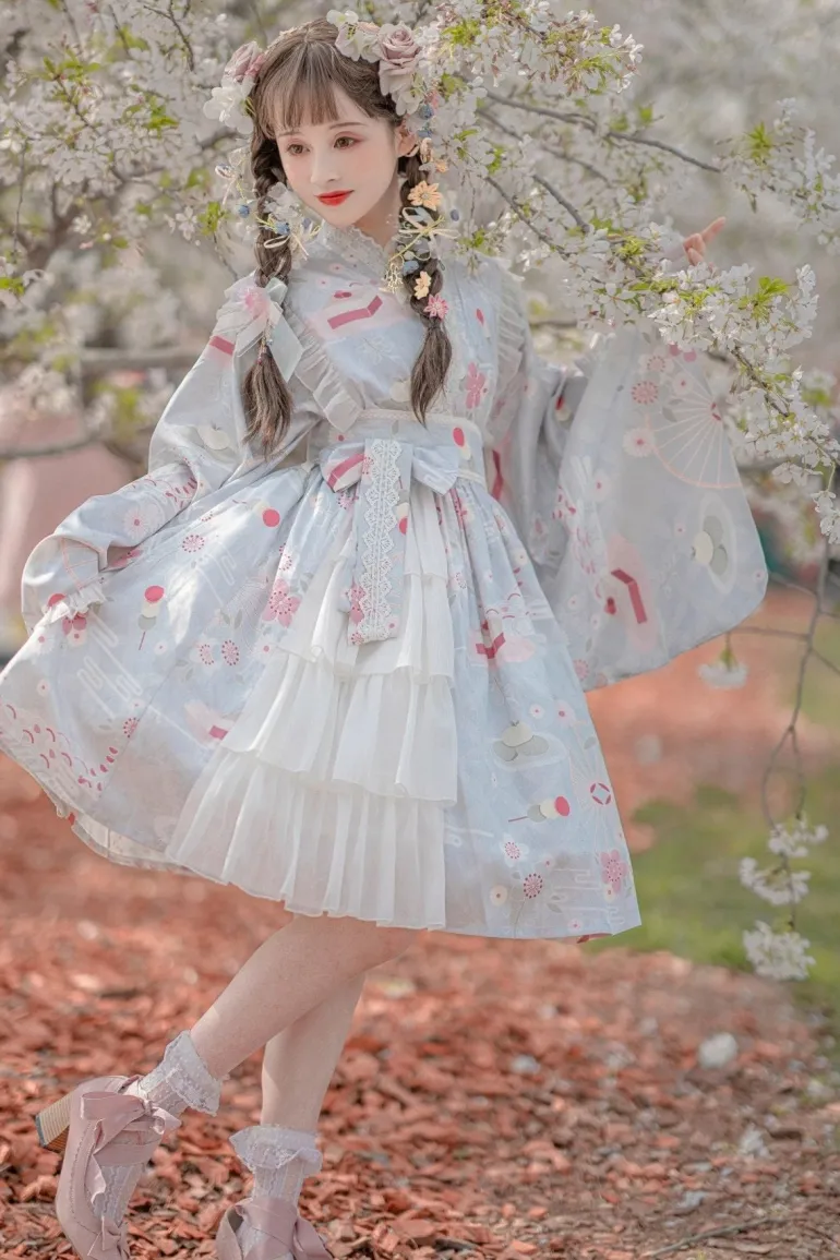 Sakura Kimono Dress