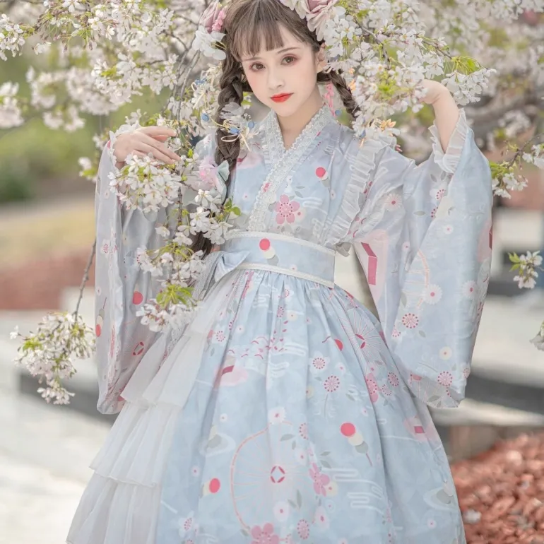 Sakura Kimono Dress