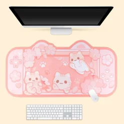 Sakura Neko Gaming Mousepad