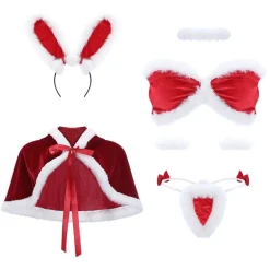 Santa Bunny Bikini Set
