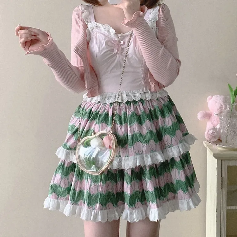 Satin Angeldoll Bustier Crop Top