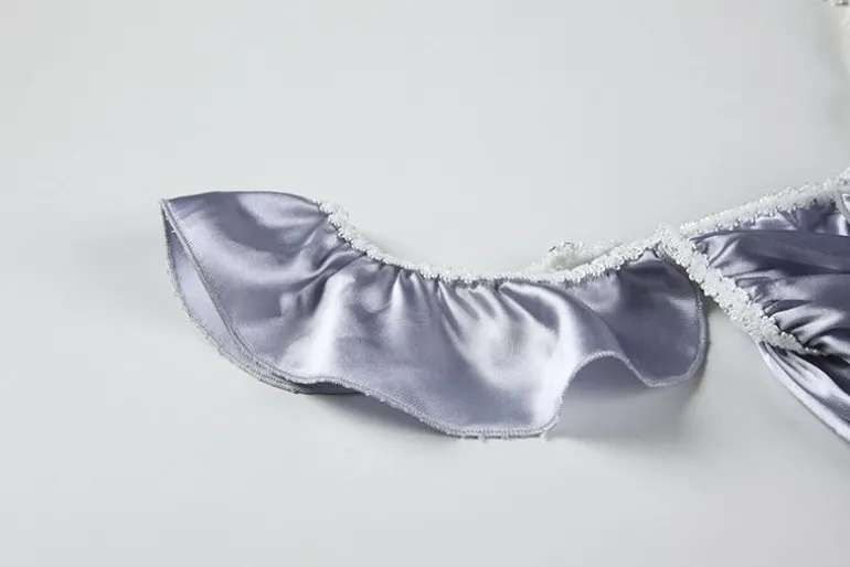 Satin Babydoll Sleep Set
