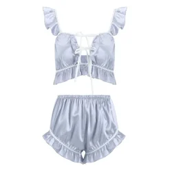 Satin Babydoll Sleep Set