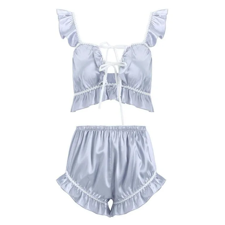Satin Babydoll Sleep Set