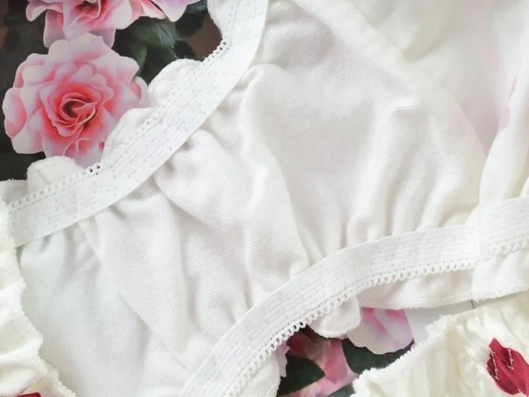 Satin Heart Panties