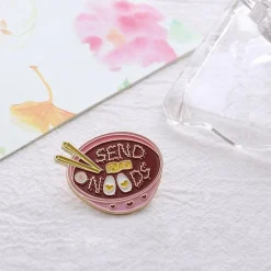 Send Noods Enamel Pin