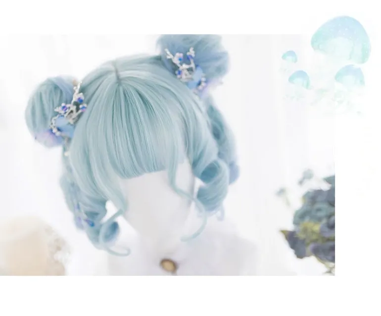 Shades Of Blue Bob Wig