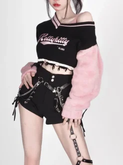 Shadow Blossom Cropped Sports Jacket
