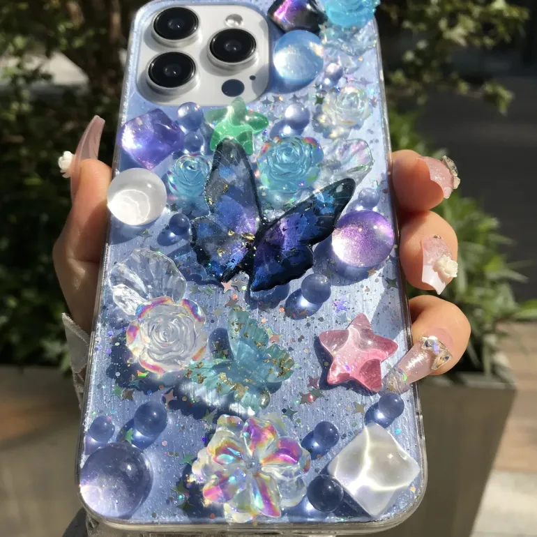 Shimmering Butterfly iPhone Case
