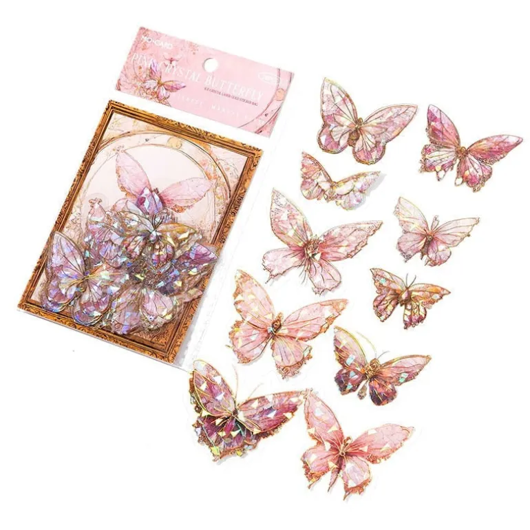 Shimmering Butterfly Stickers