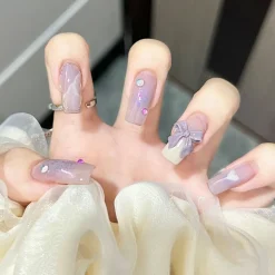 Short Angelic Press On Nails