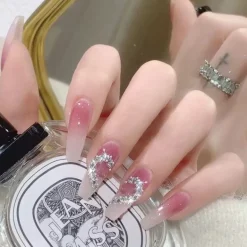 Short Angelic Press On Nails