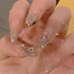 Short Angelic Press On Nails