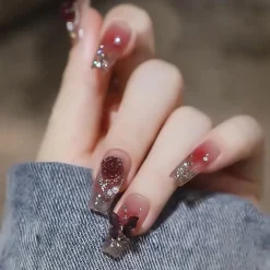 Short Angelic Press On Nails
