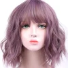 Short Wavy Pastel Wig