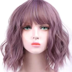 Short Wavy Pastel Wig
